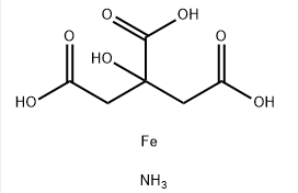 Citrate ferrique d'ammonium CAS n° 1185-57-5