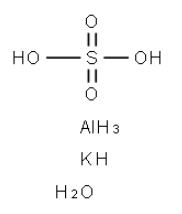 Aluminium potassium sulfate dodecahydrate