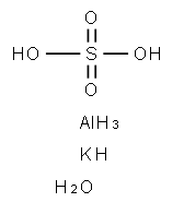 Solfato di alluminio e potassio dodecaidrato CAS#7784-24-9