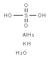 كبريتات الألومنيوم والبوتاسيوم المائية ذات الاثني عشر هيدرات