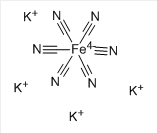 HEXACIANOFERRATO DE TETRAPOTÁSSIO CAS#13943-58-3